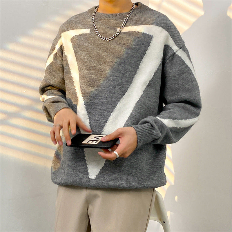 Contrast Sweater