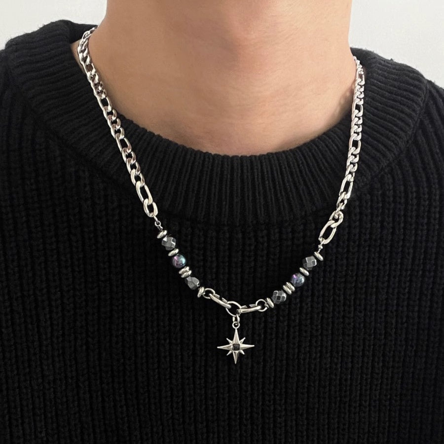 Silver Eight Awn Star Chain