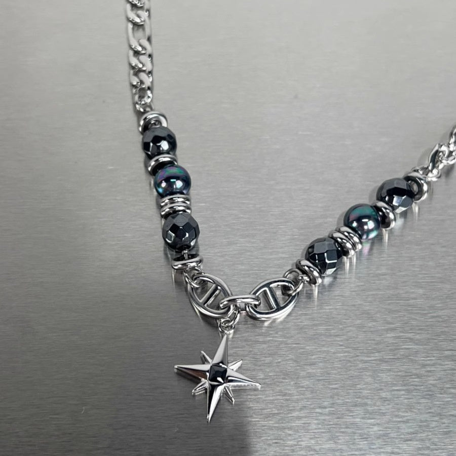 Silver Eight Awn Star Chain